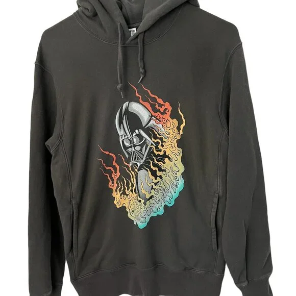 Uniqlo Star Wars Darth Vader Hoodie P2P 20”; L 24” - Picture 1 of 3